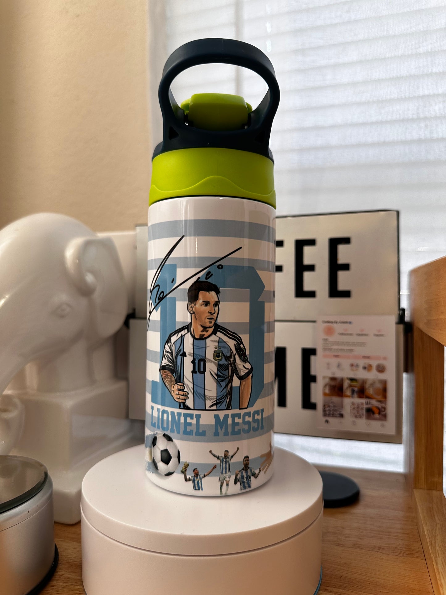 Termo de niño de messi