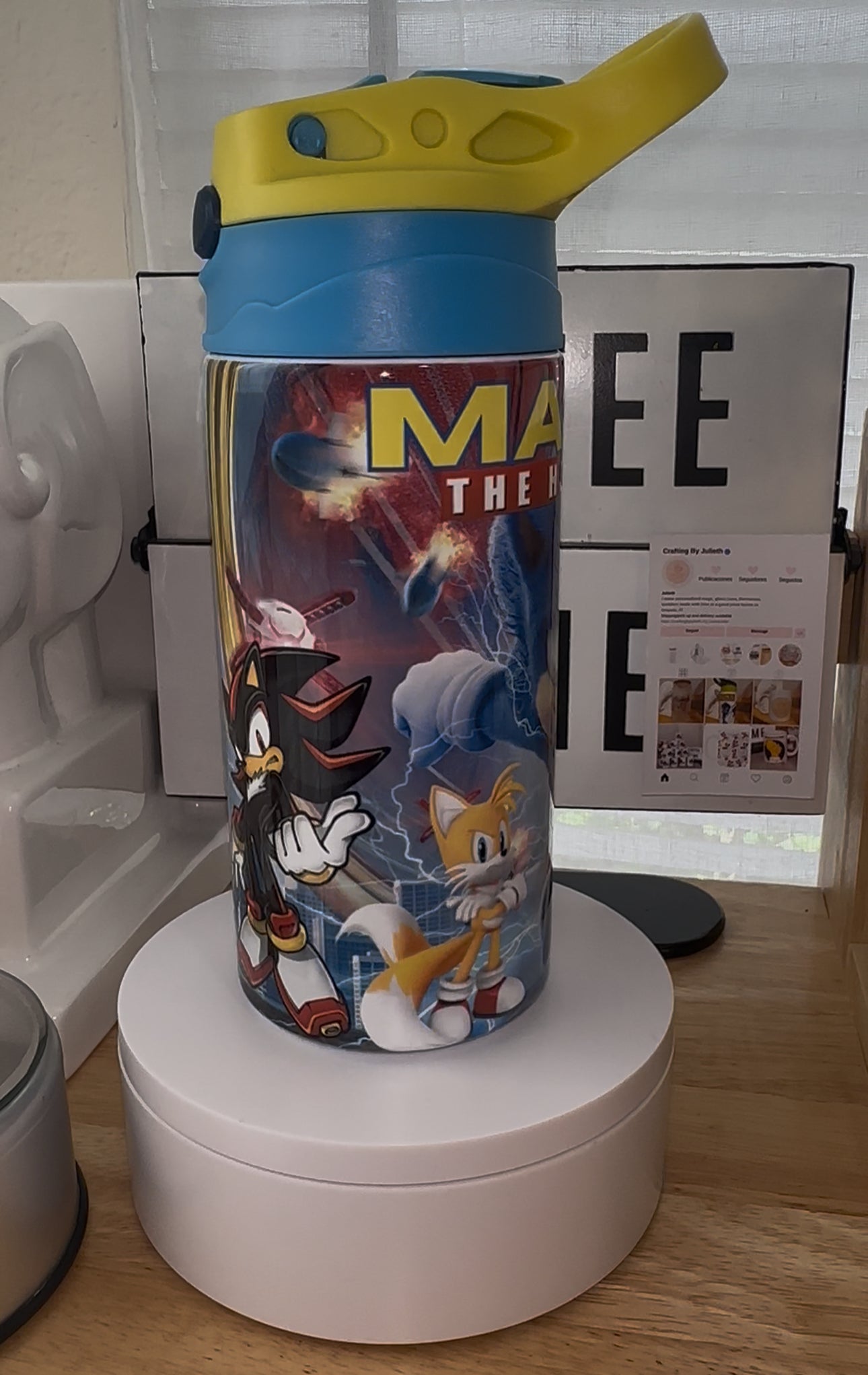 Termo de niño de sonic