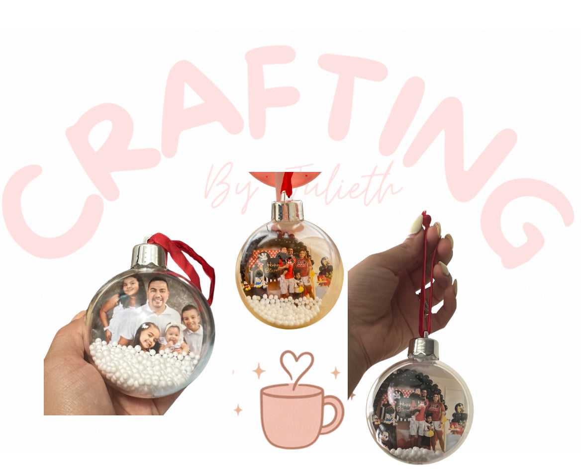 Esferas de Navidad con fotos