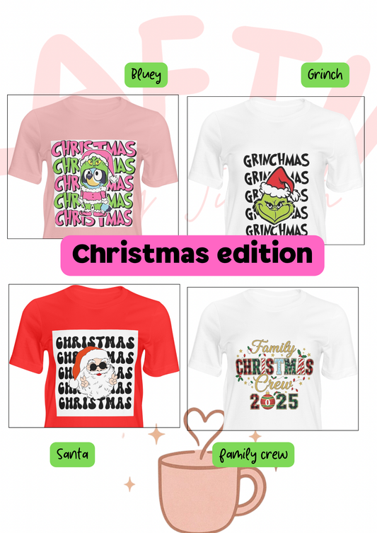 Camisas personalizadas para Navidad