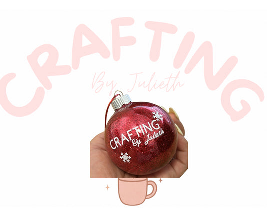 Esferas de Navidad con nombres